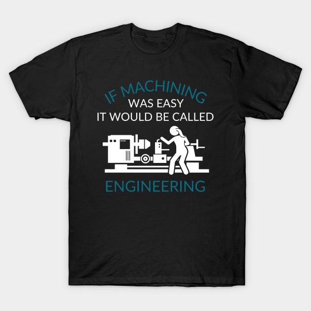 Machining Was Easy T-Shirt by West Virginia Women Work